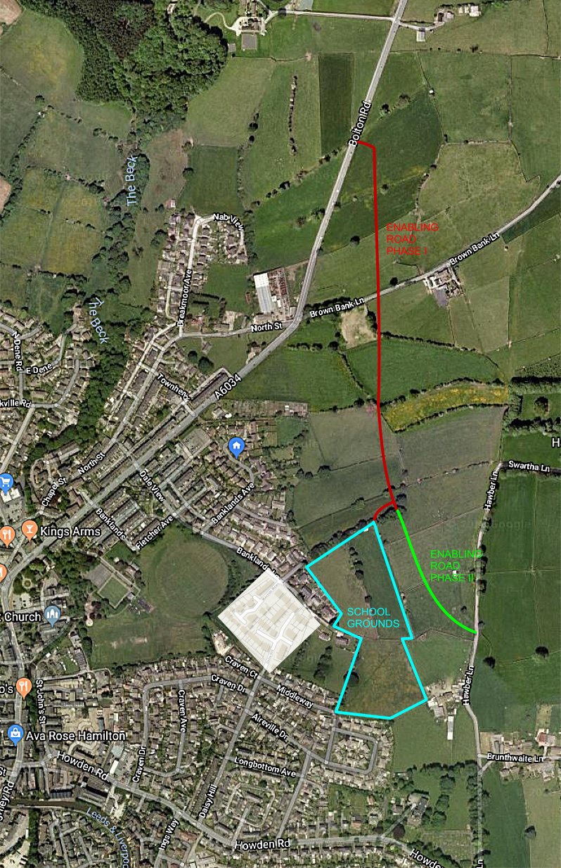 Footpaths for Silsden Park to encourage families to walk to and from ...